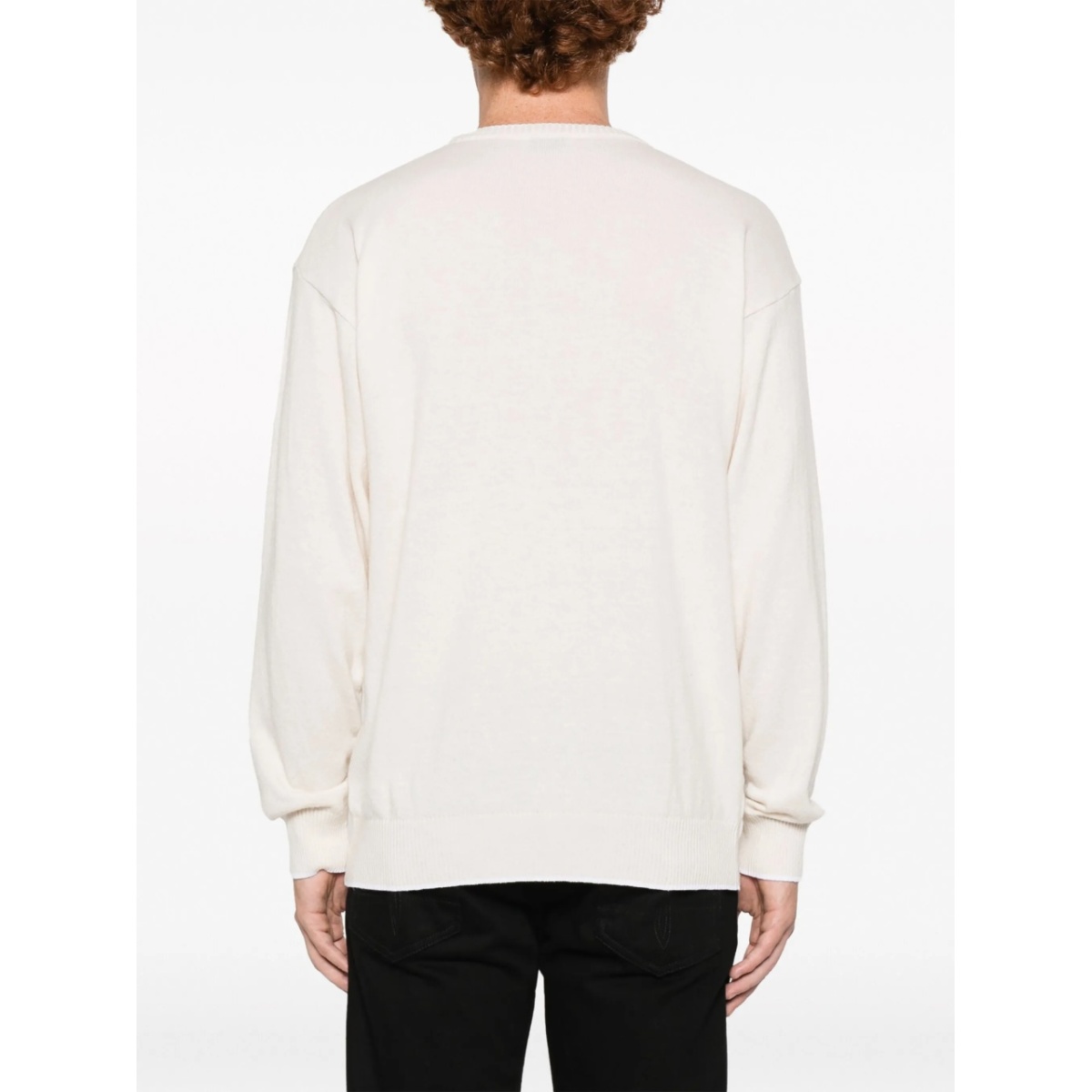 embroidered-logo crew-neck jumper - Img 4