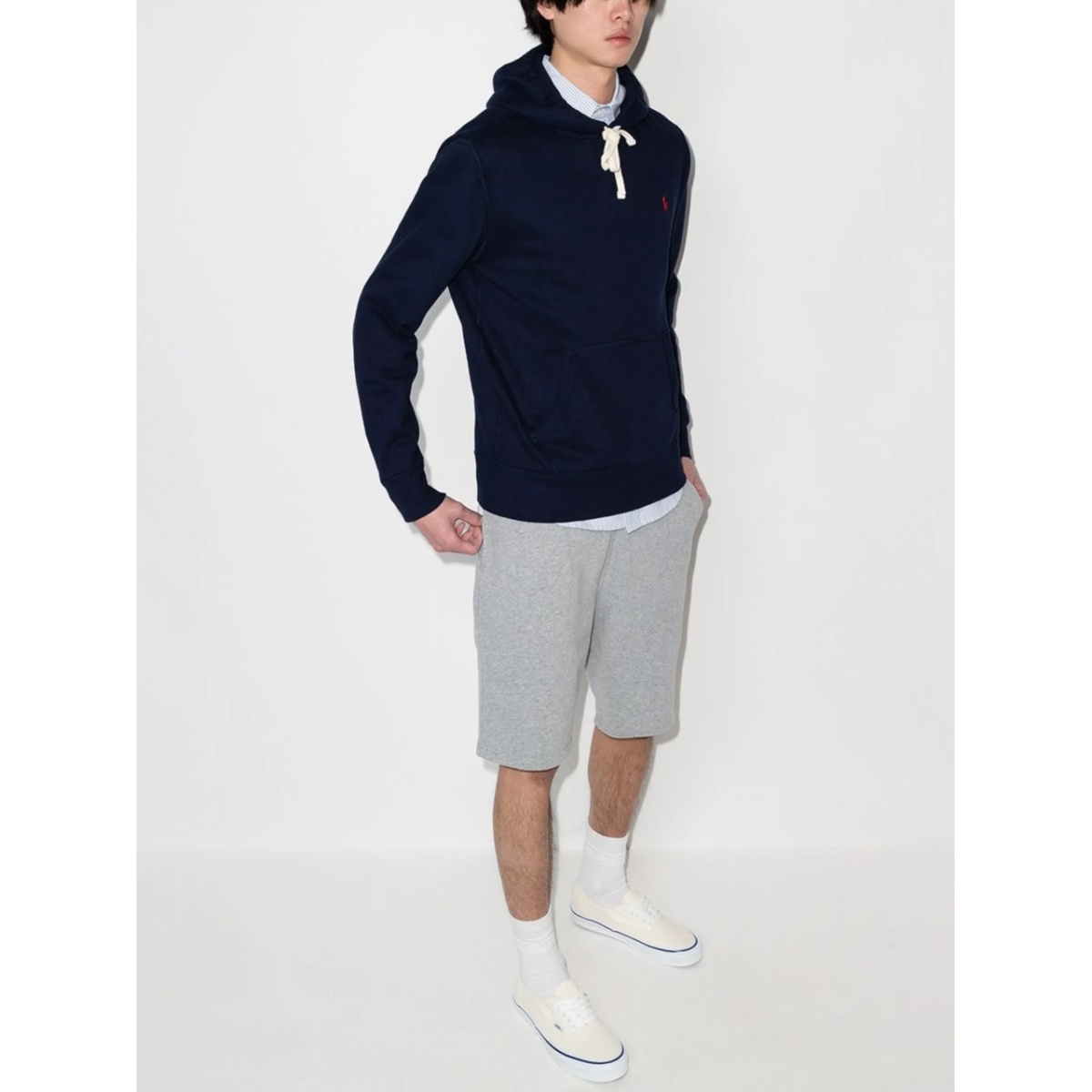 embroidered-logo hoodie - Img 5