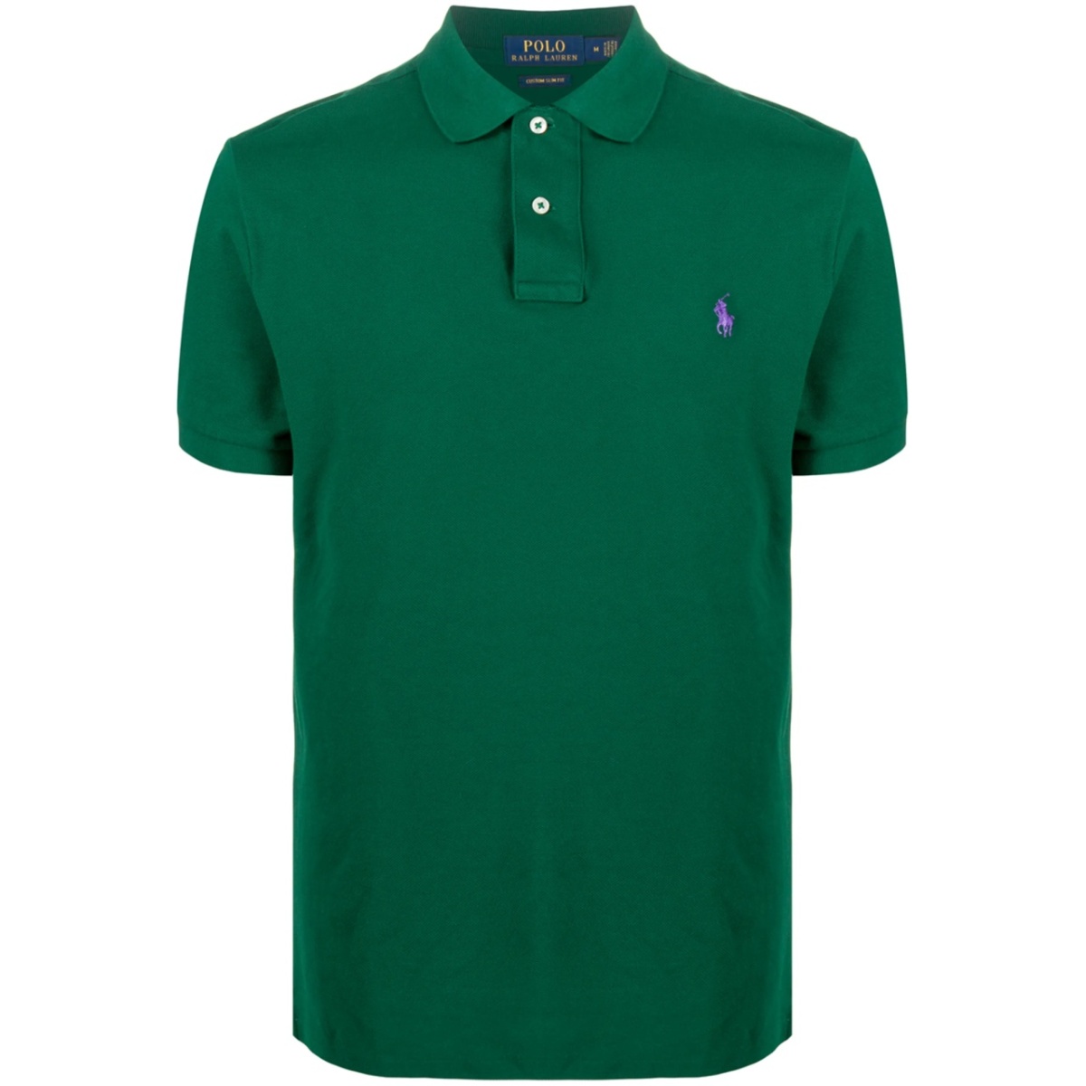 embroidered logo polo shirt