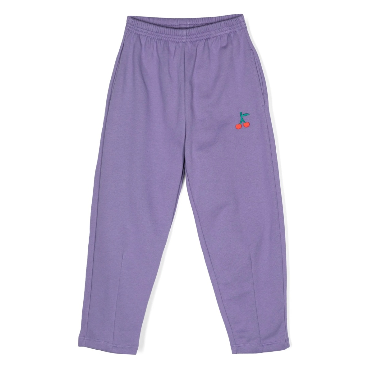 embroidered-motif trousers