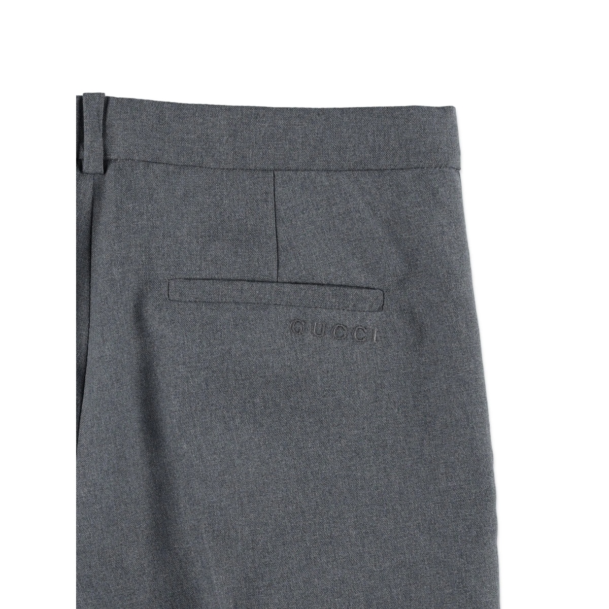 embroidered-pocket trousers - Img 3