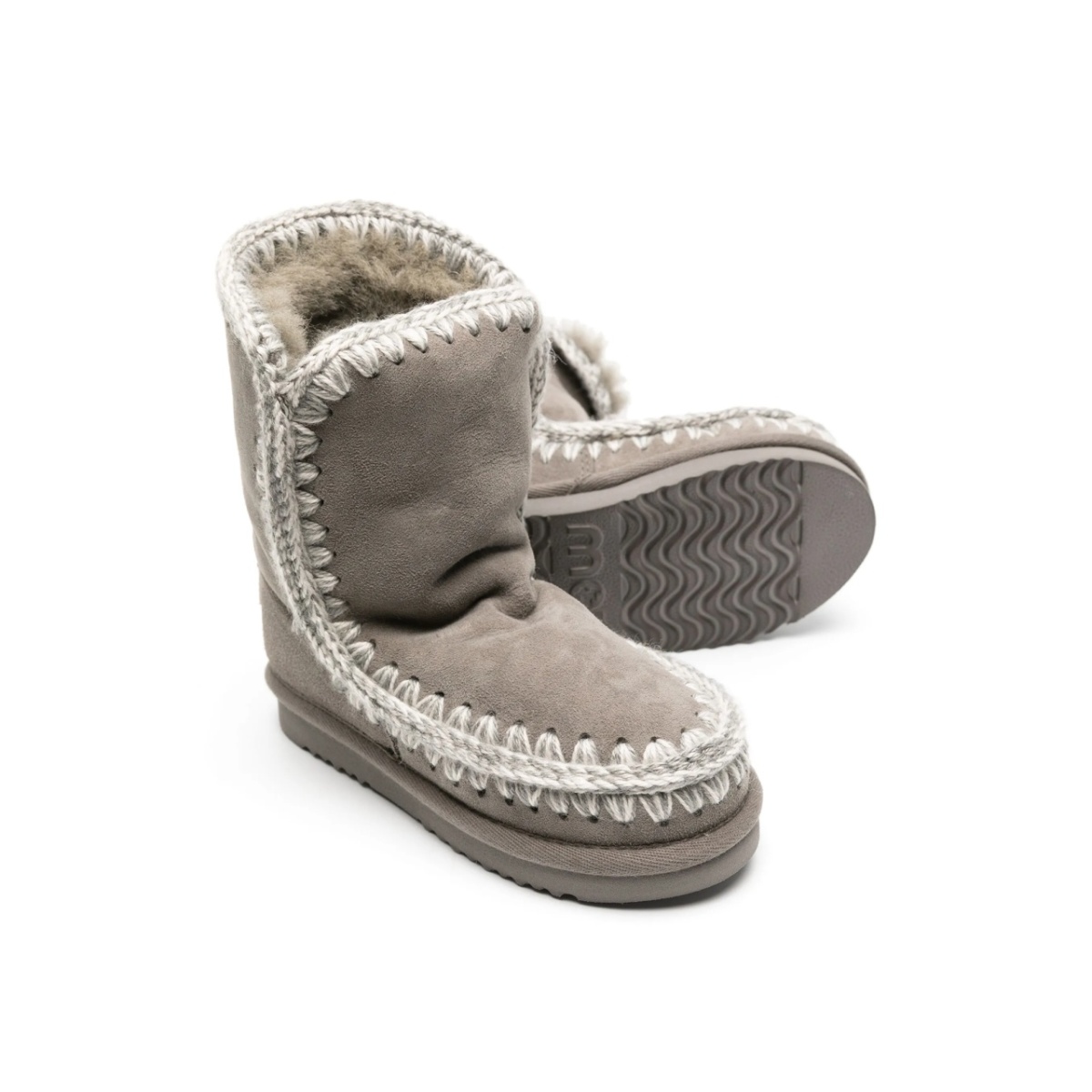 Eskimo whipstitched leather boots - Img 2