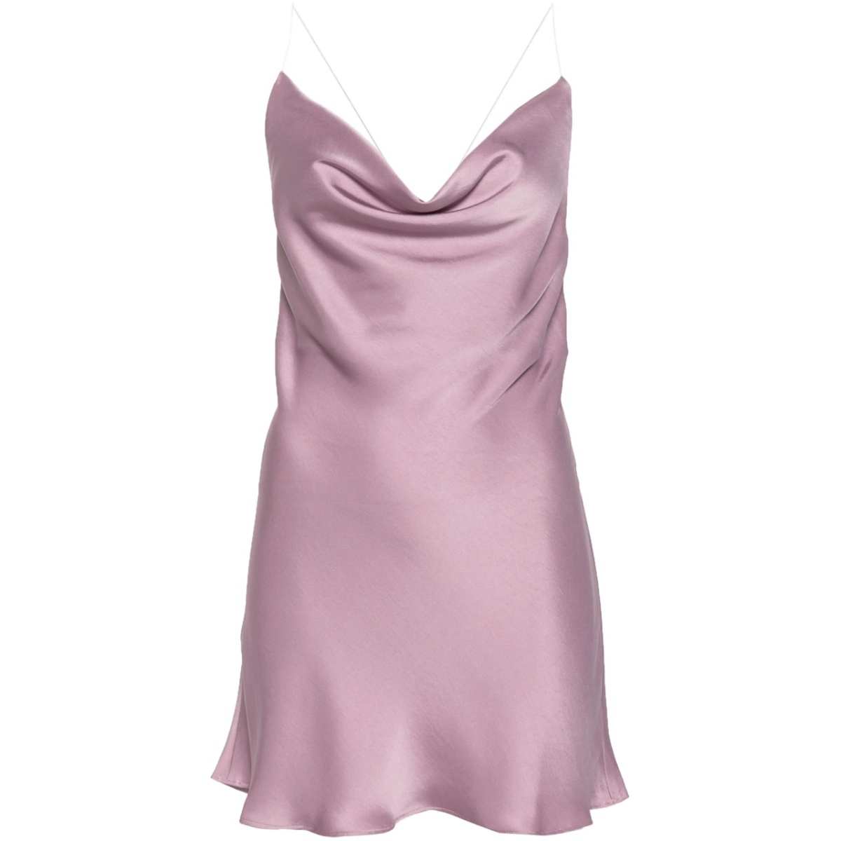 Evergreen invisible-strap slip dress