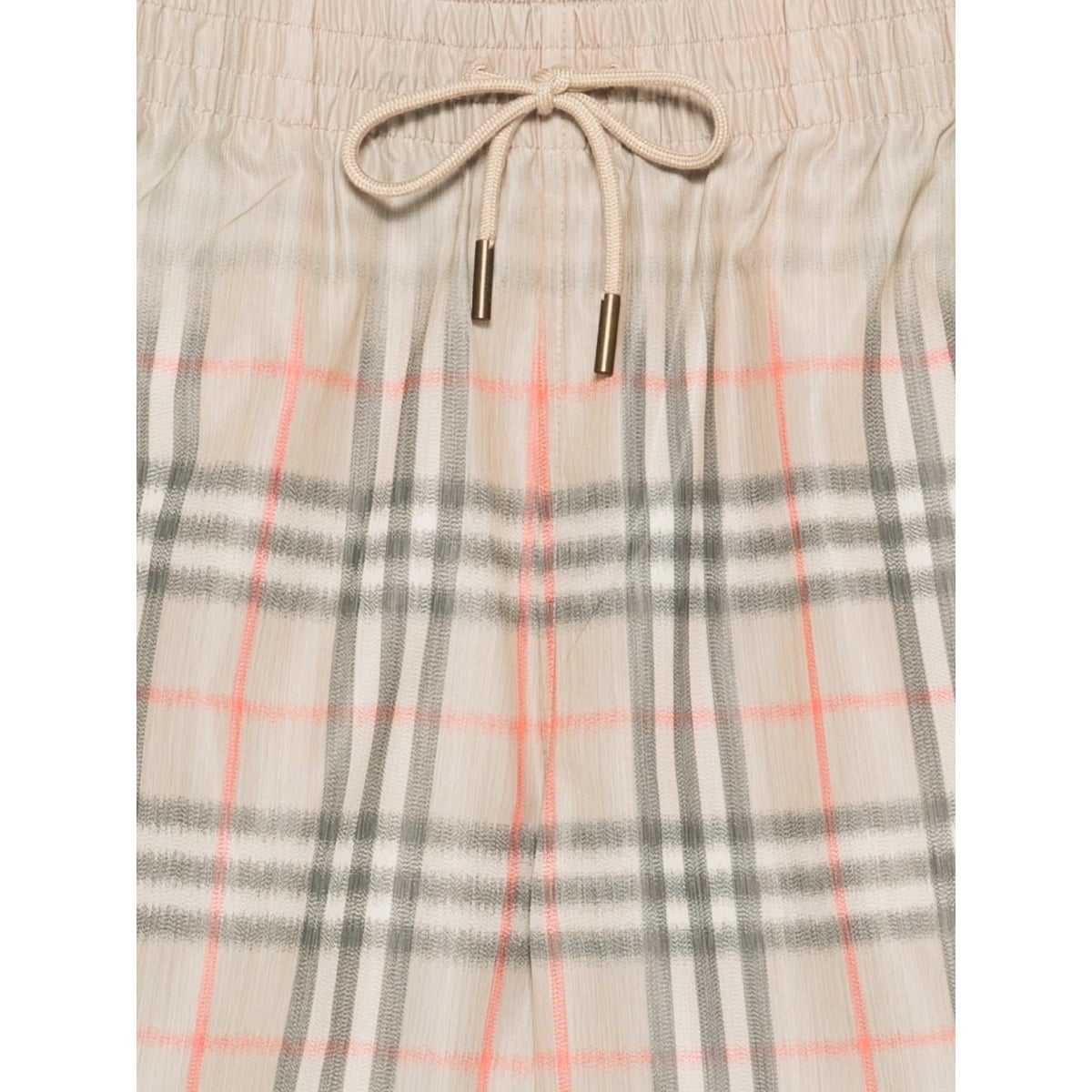 faded checked swim shorts - Img 3