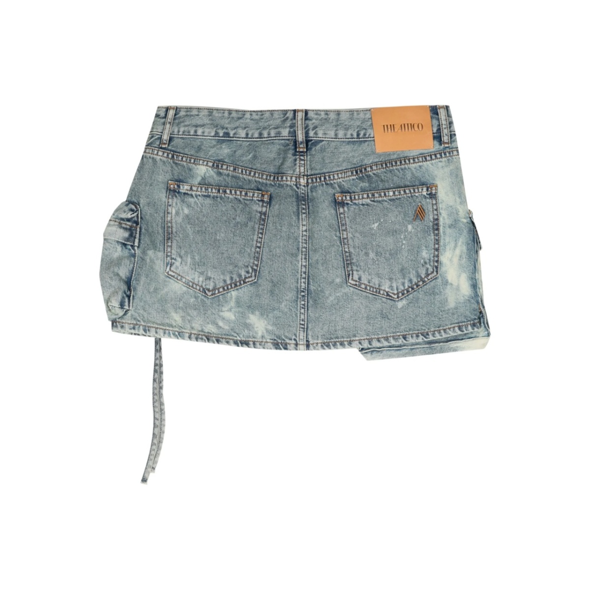 Fay bleach-wash mini skirt - Img 2