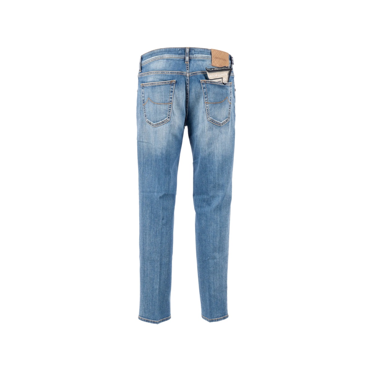 five-pocket logo-patch jeans - Img 2