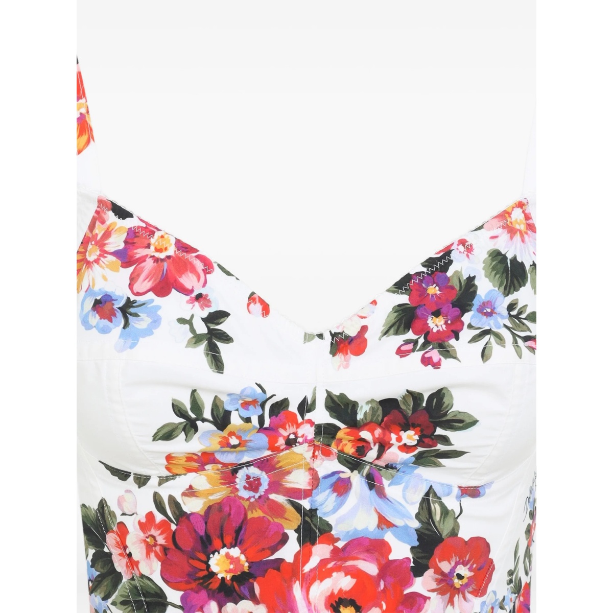 floral cotton top - Img 3