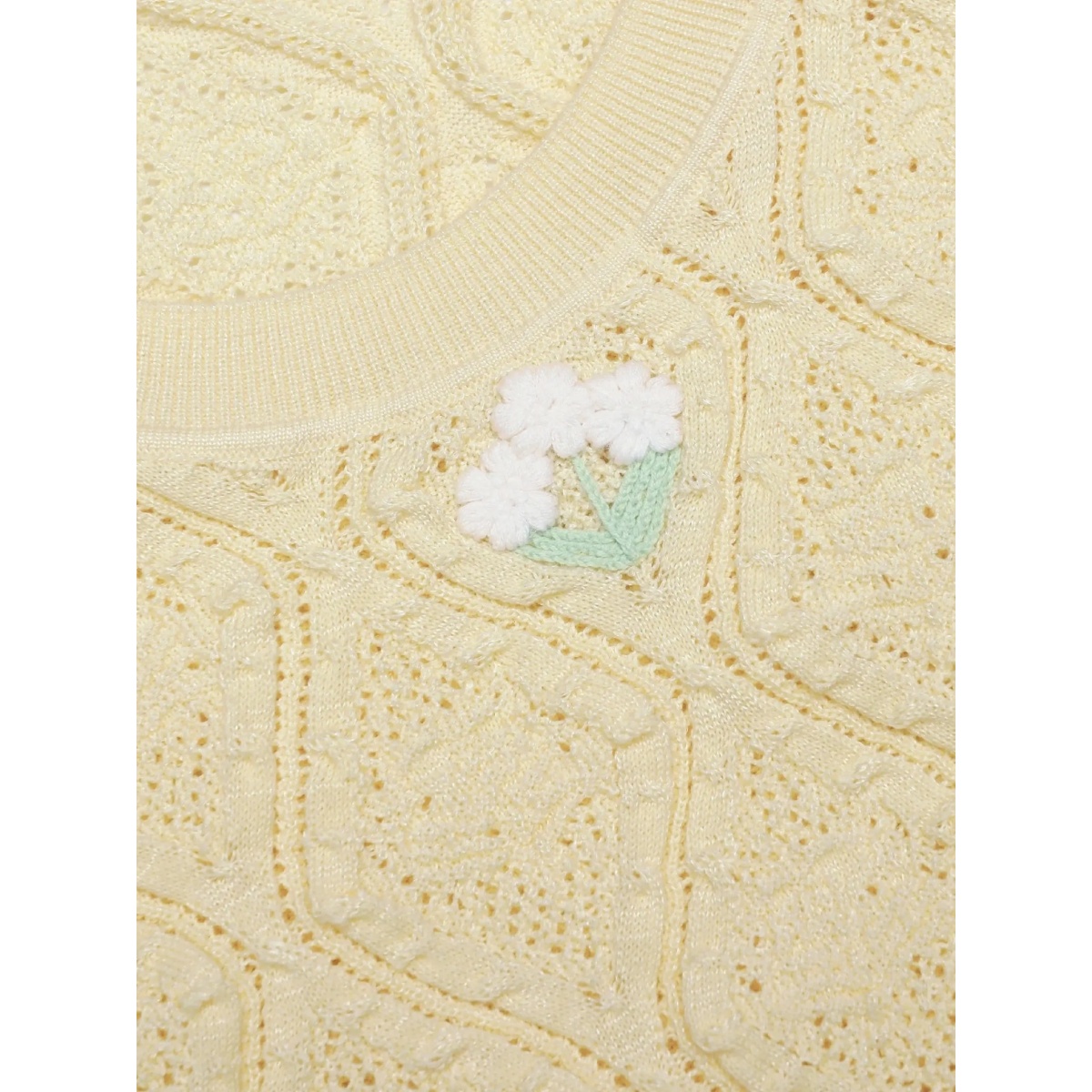 floral embroidery midi dress - Img 5