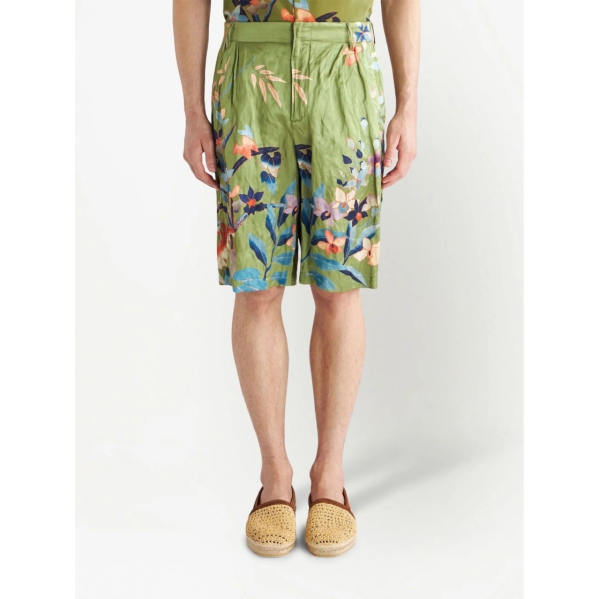 floral-print deck shorts - Img 3