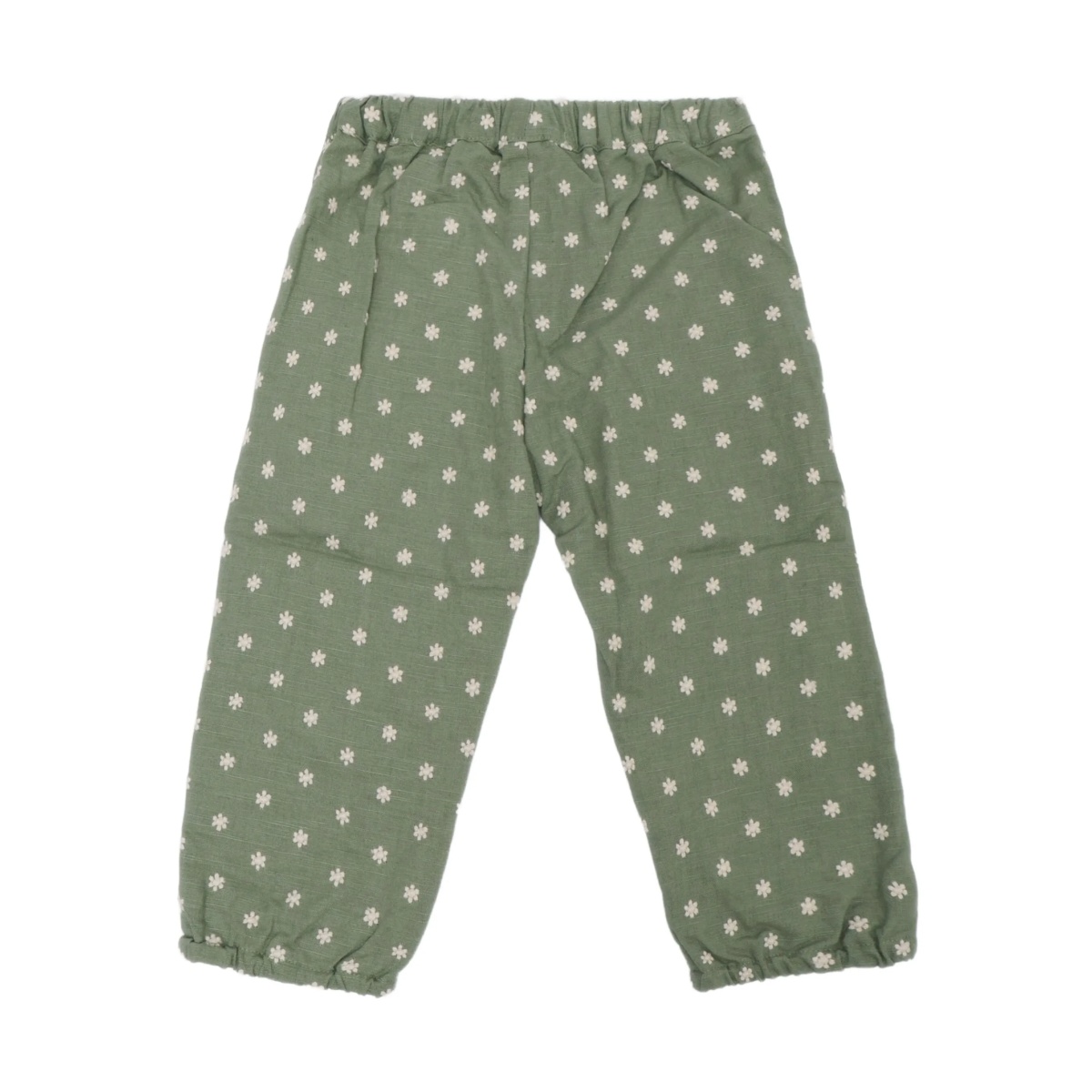 floral-print ruffled-detail trousers - Img 2