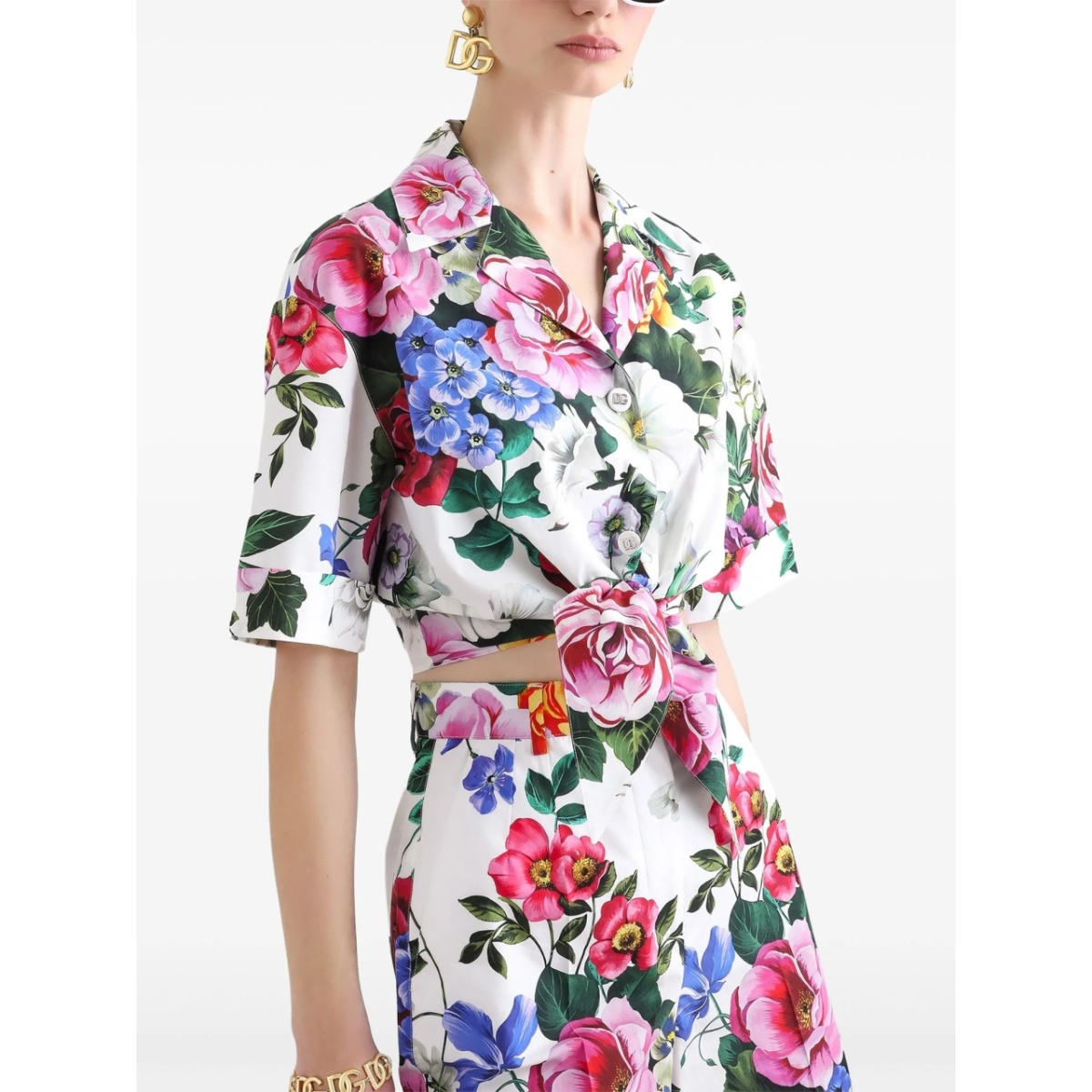 floral-print shirt - Img 4