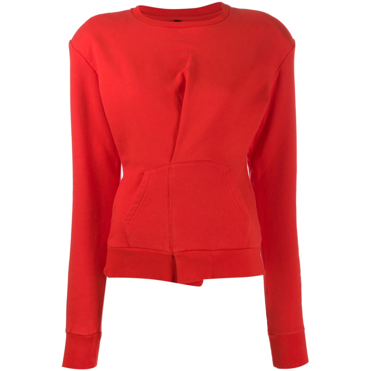 folded detail sweatshirt