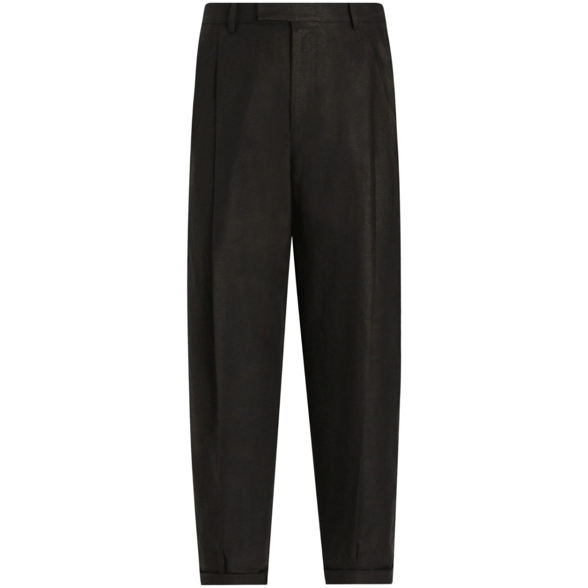folded-edge trousers