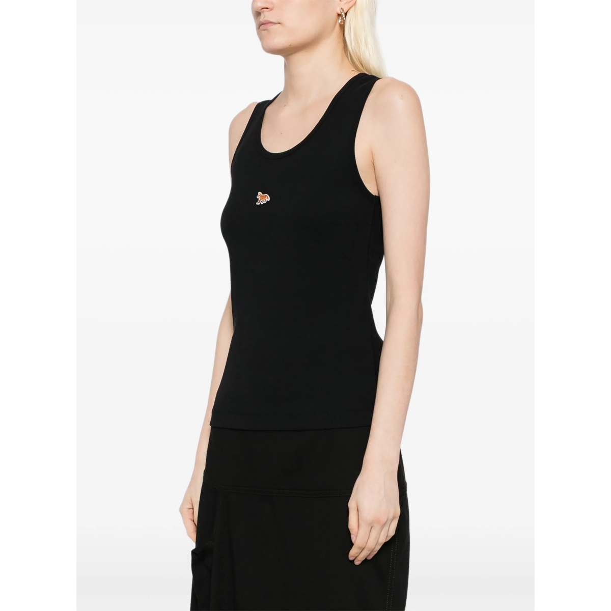 fox-embroidered tank top - Img 3