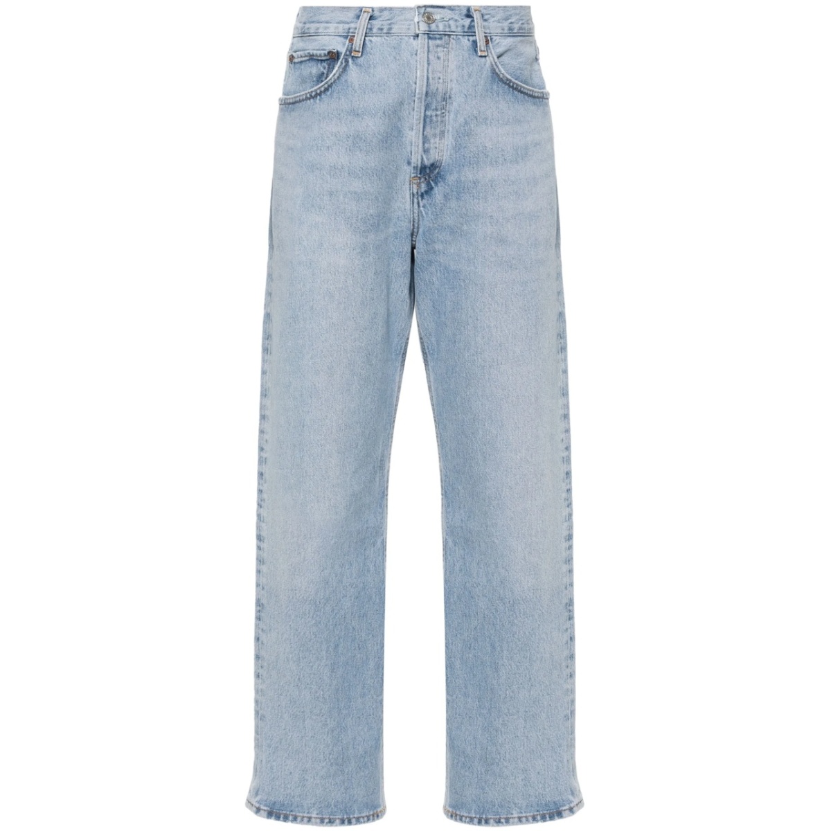 Fran low-rise straight-leg jeans