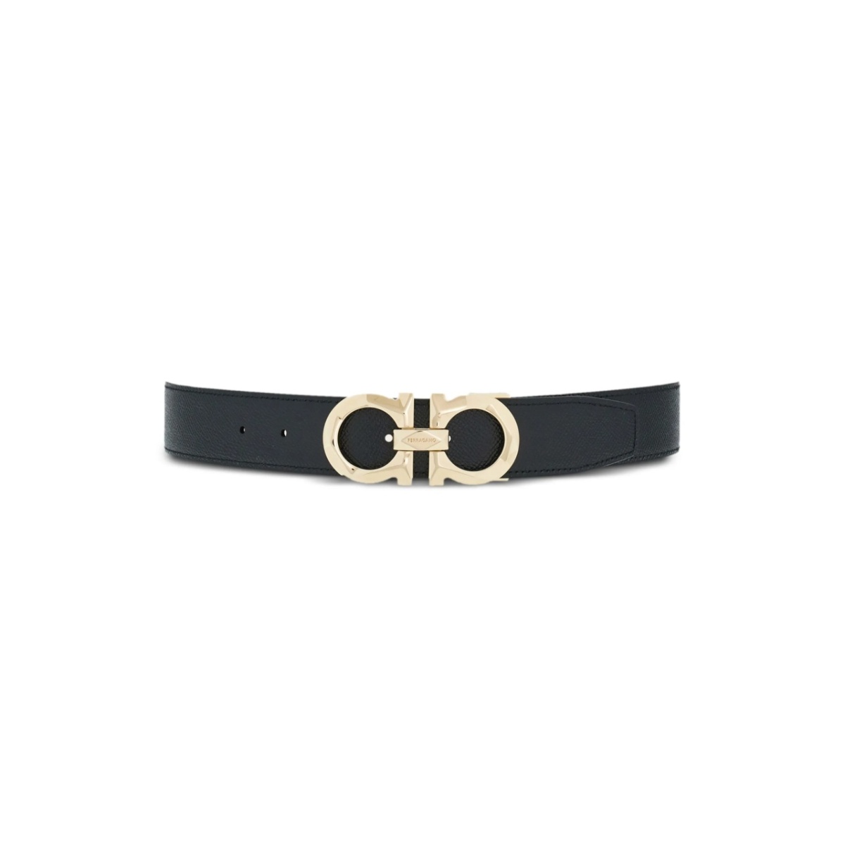 Gancini reversible leather belt - Img 3