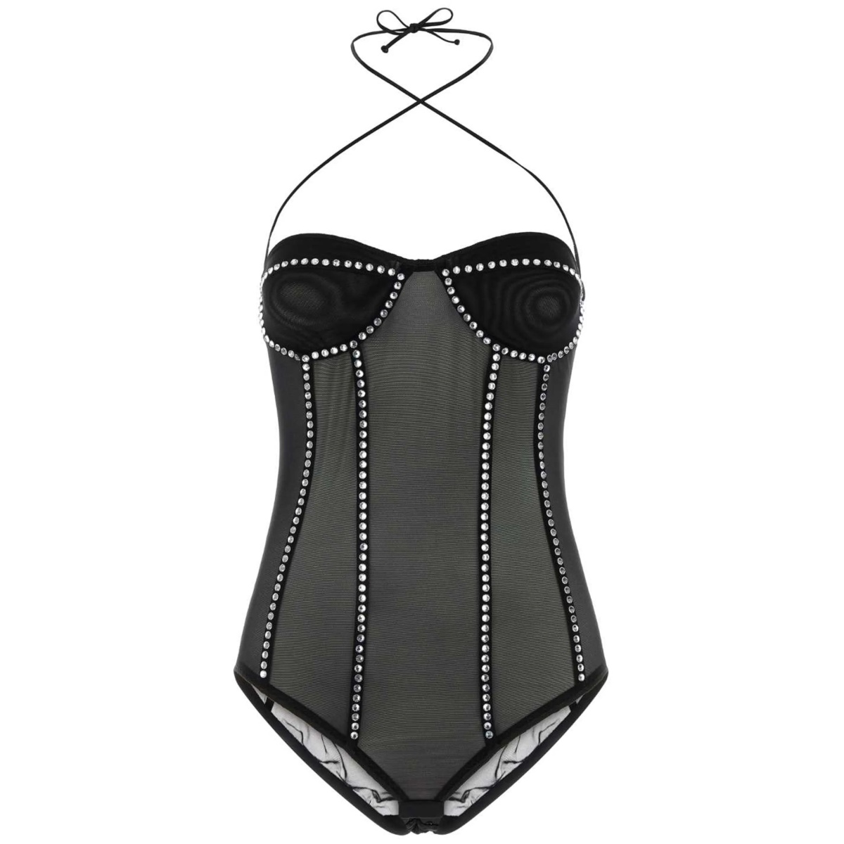 gem-embellished bodysuit
