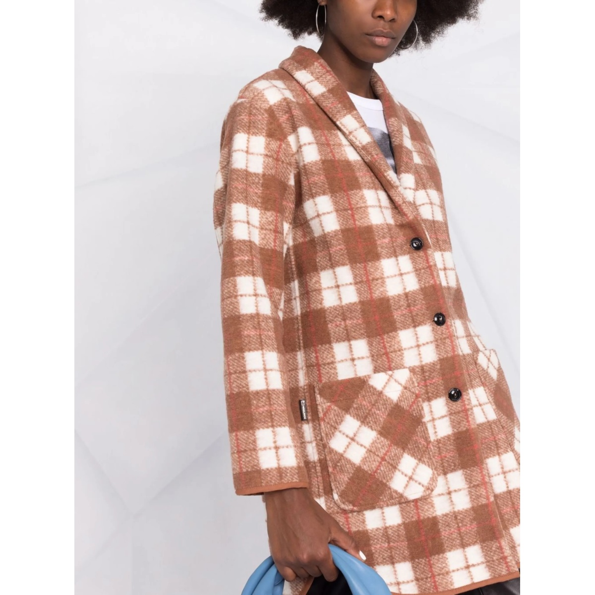 Gentry plaid-check coat - Img 3