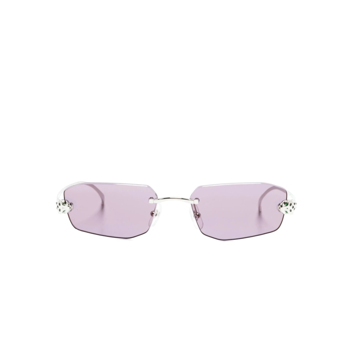 geometric-frame sunglasses