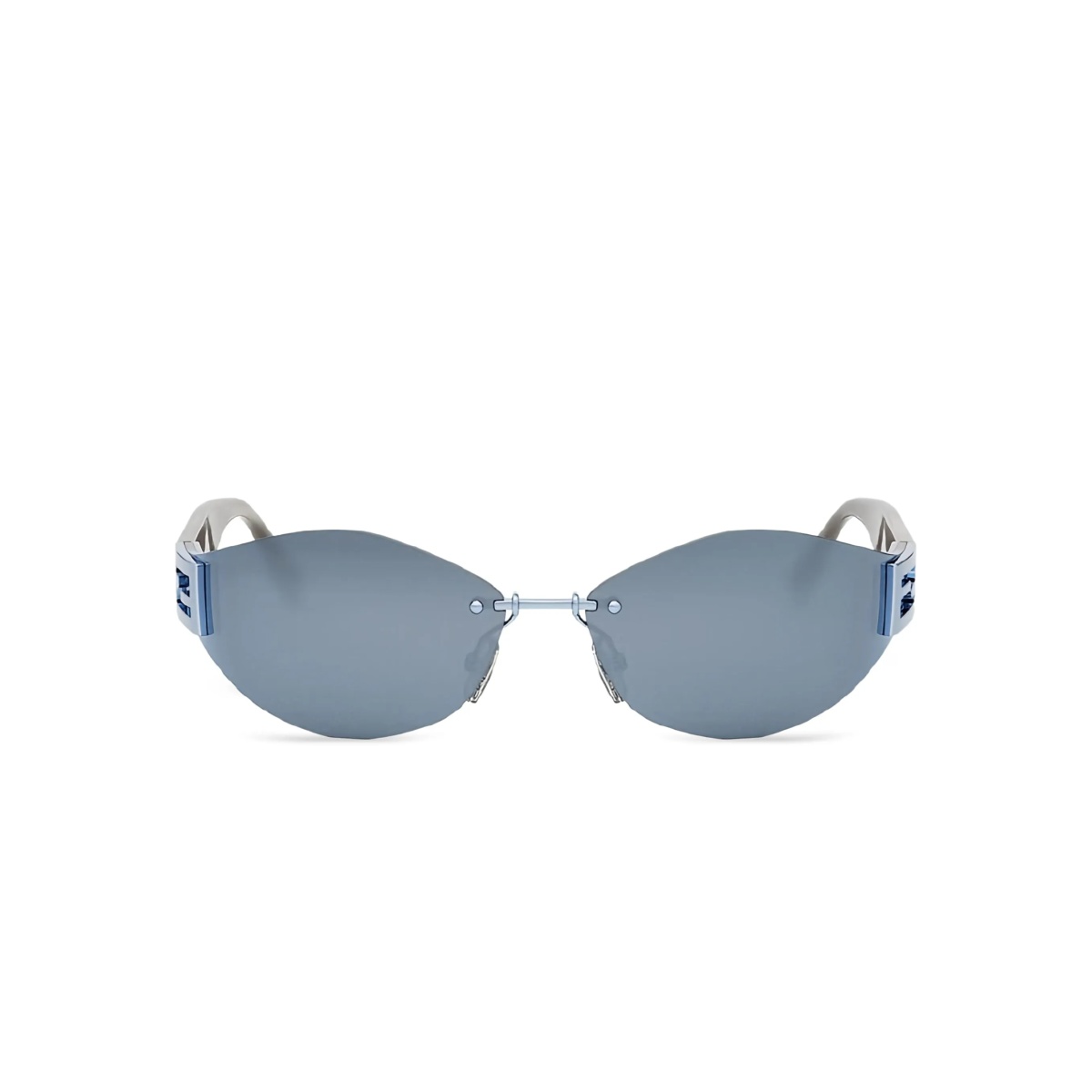 geometric-frame sunglasses