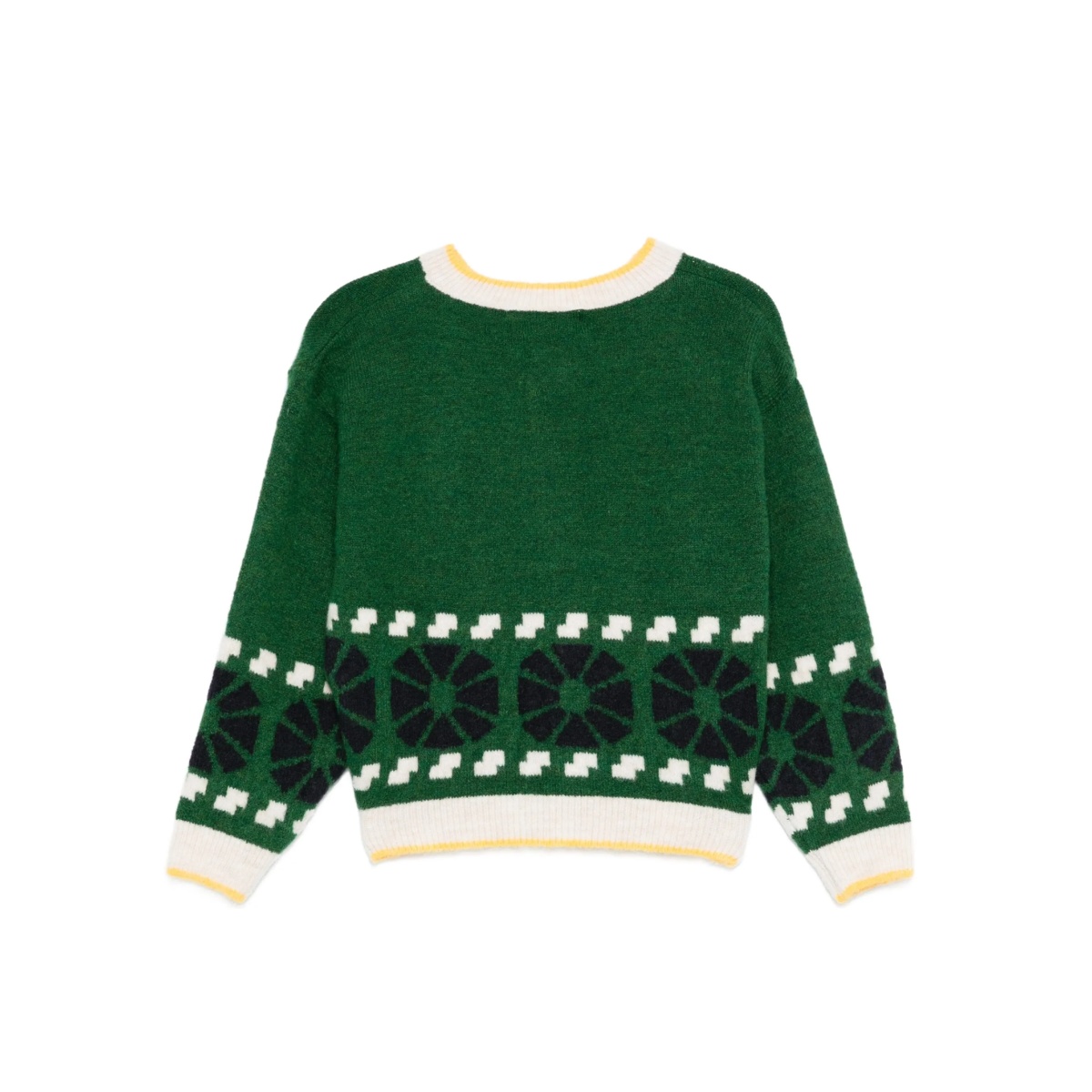 geometric-pattern cardigan - Img 2