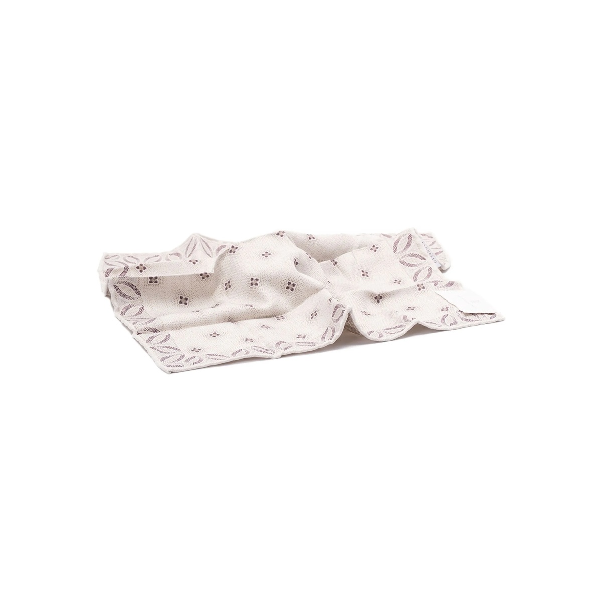geometric-print pocket square