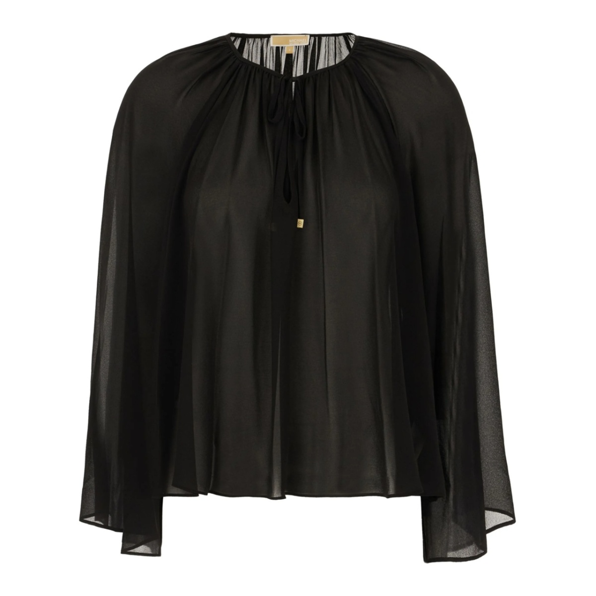 georgette V-neck blouse