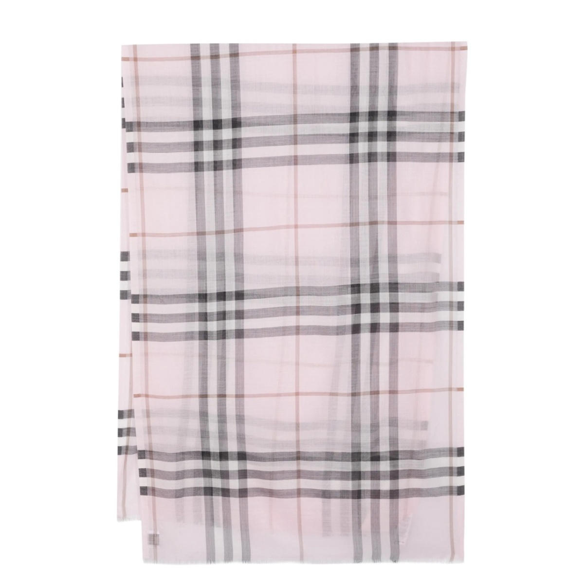 Giant Check wool-blend scarf