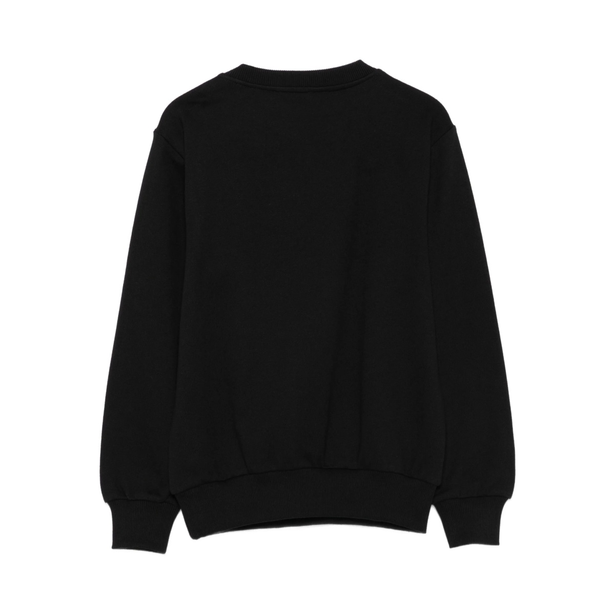 gold-button crew-neck sweatshirt - Img 2