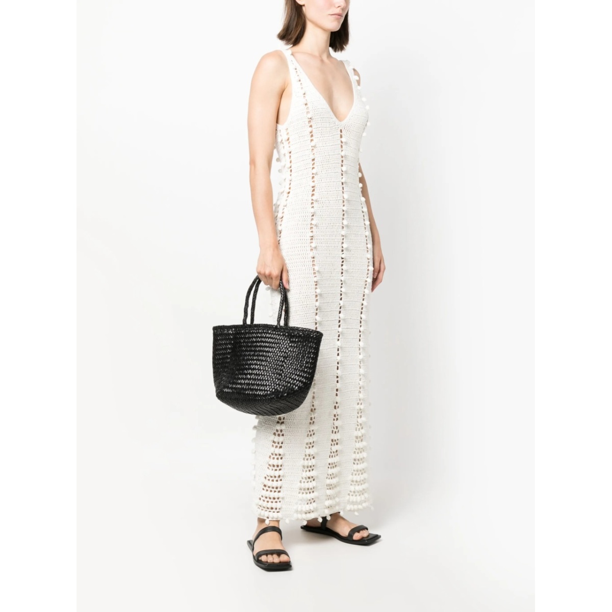 Grace Basket leather tote bag - Img 2
