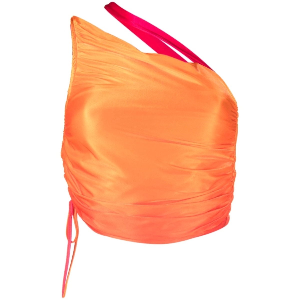 gradient-effect one-shoulder top
