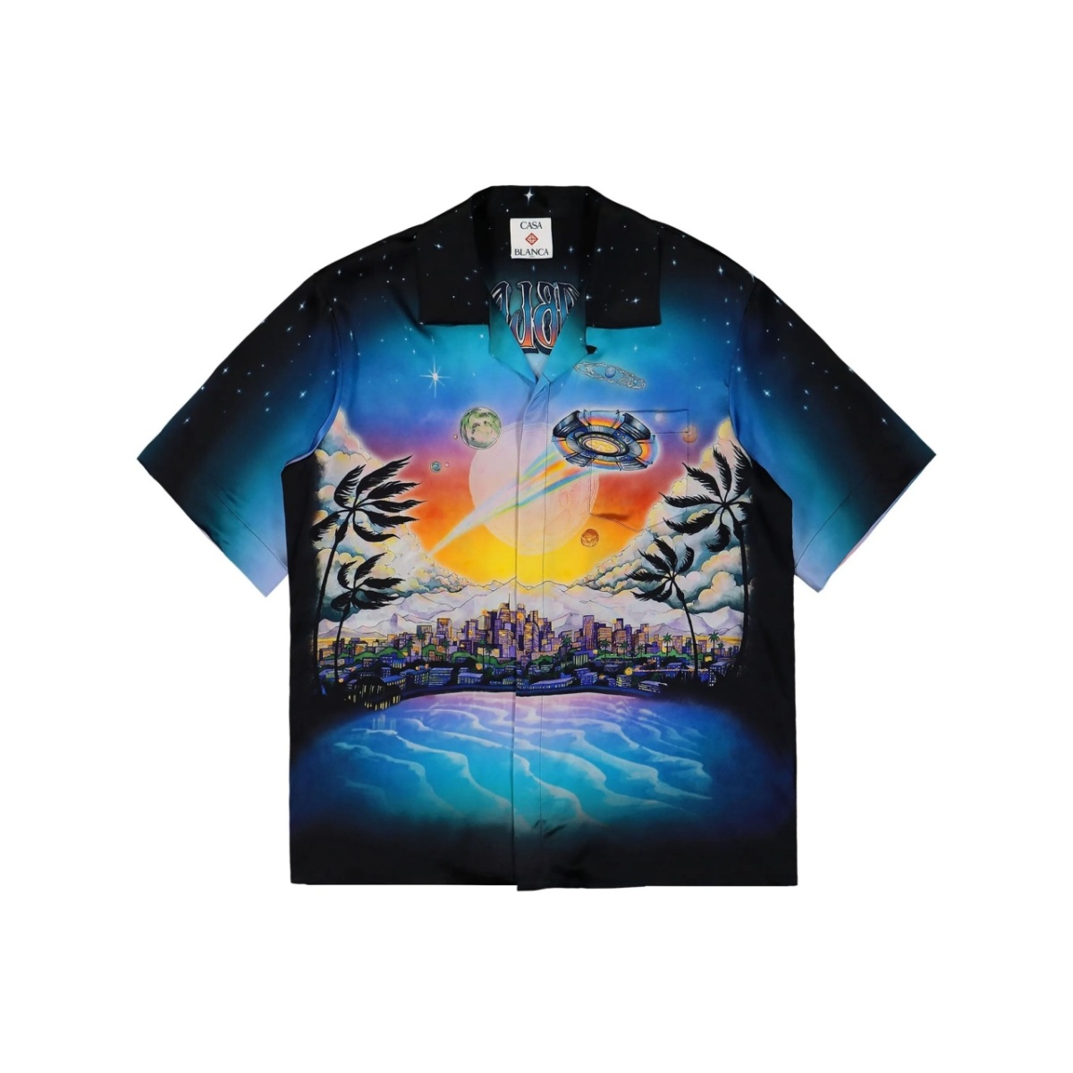 gradient-print shirt