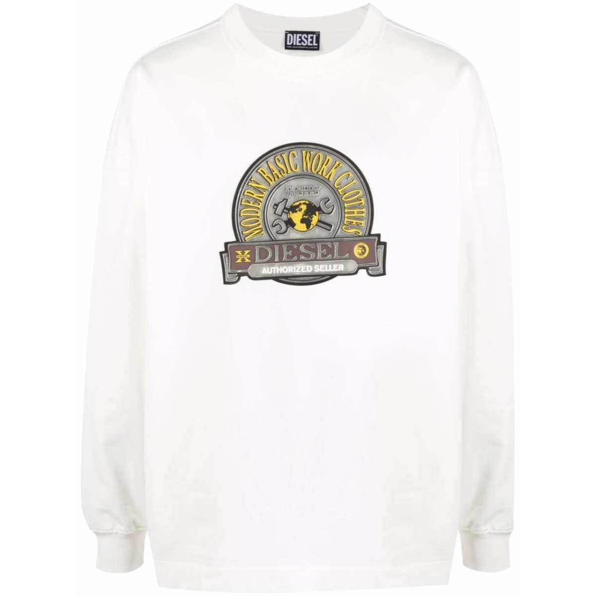 graphic-print cotton sweatshirt