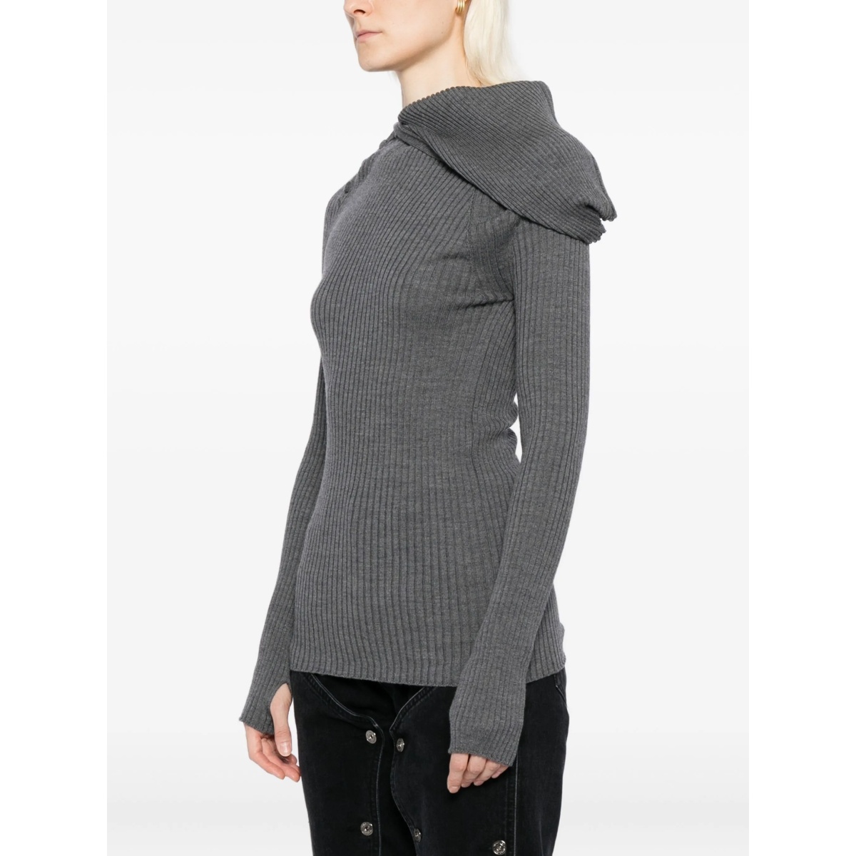 halterneck knit top - Img 3
