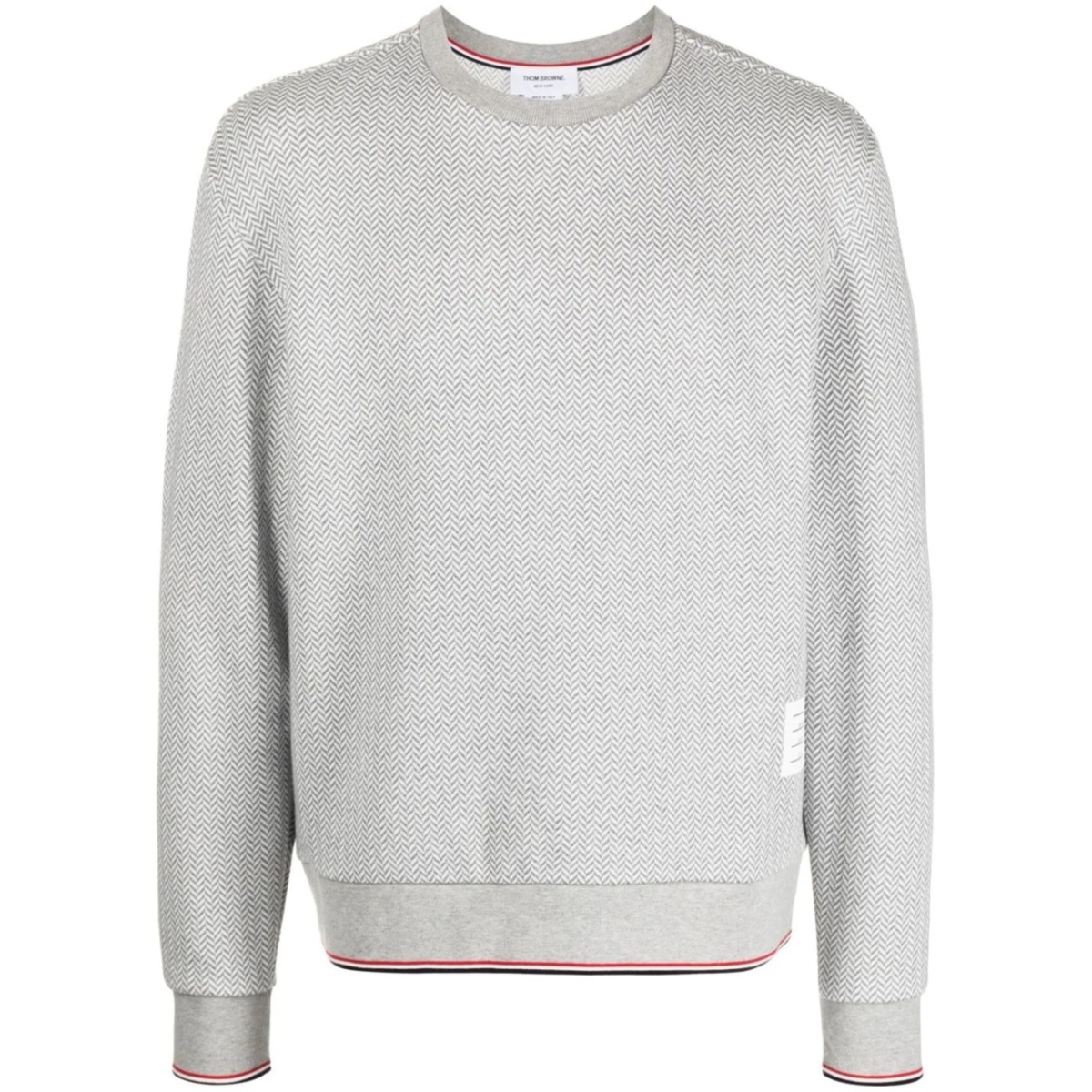 herringbone pattern sweater
