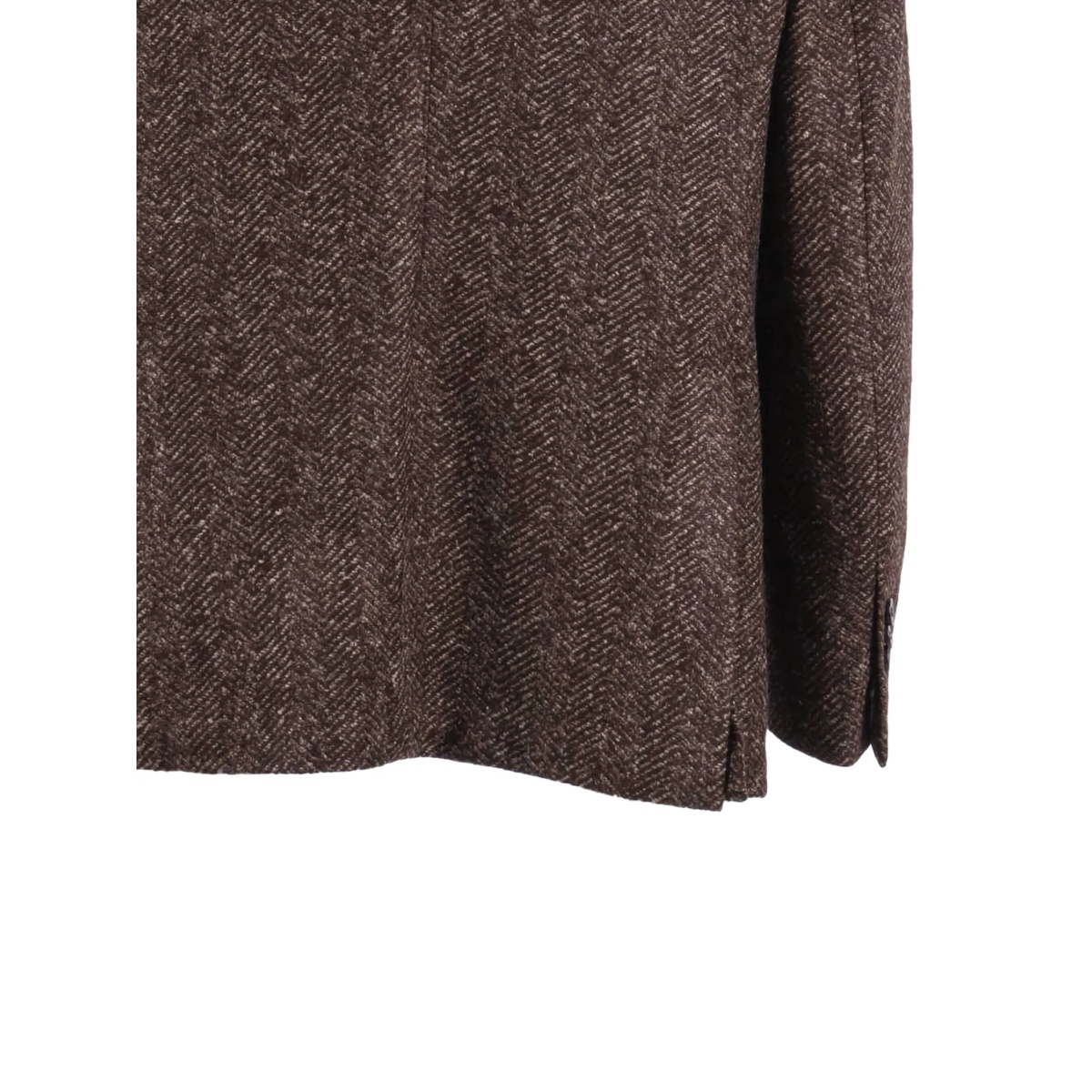 herringbone single-breasted blazer - Img 3