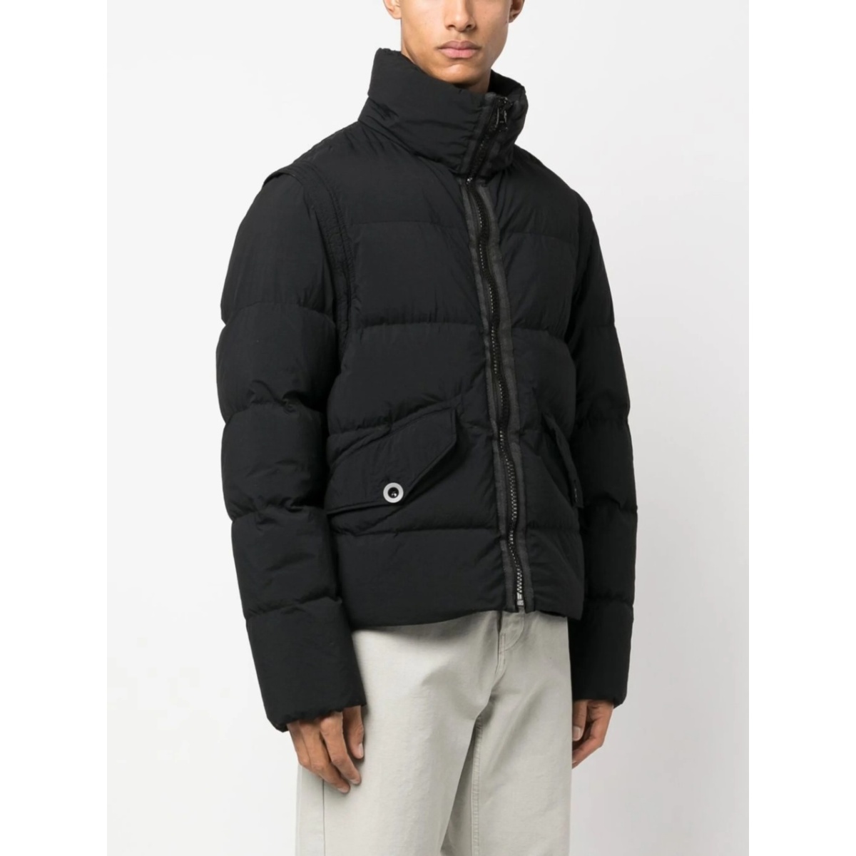 high-neck padded jacket - Img 3
