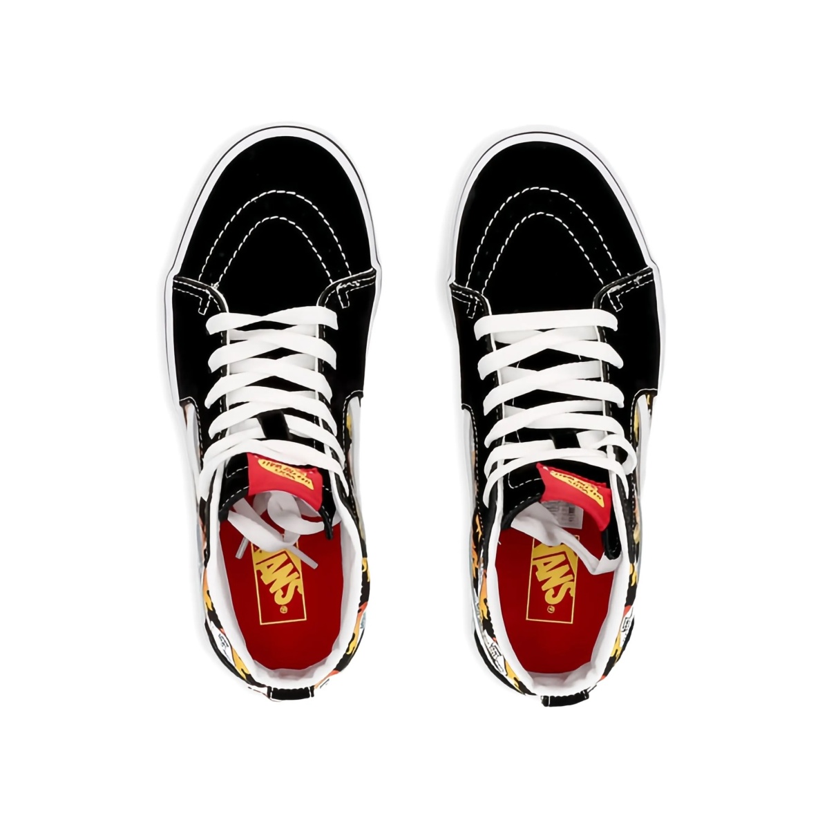 high-top patterned trainers - Img 4