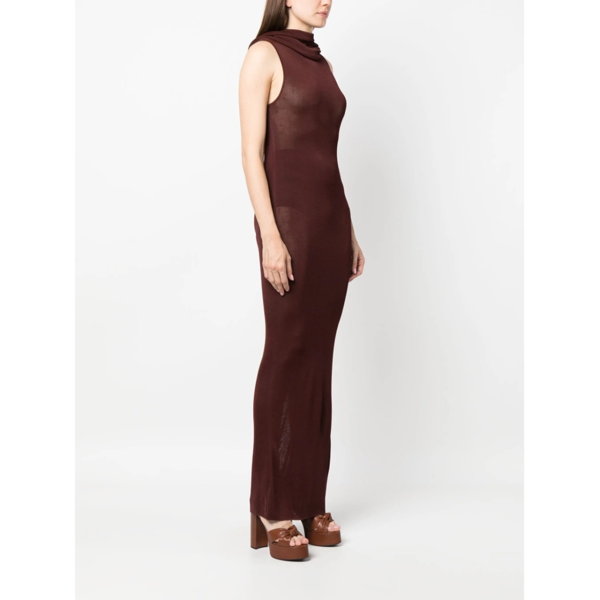 hooded maxi dress - Img 3