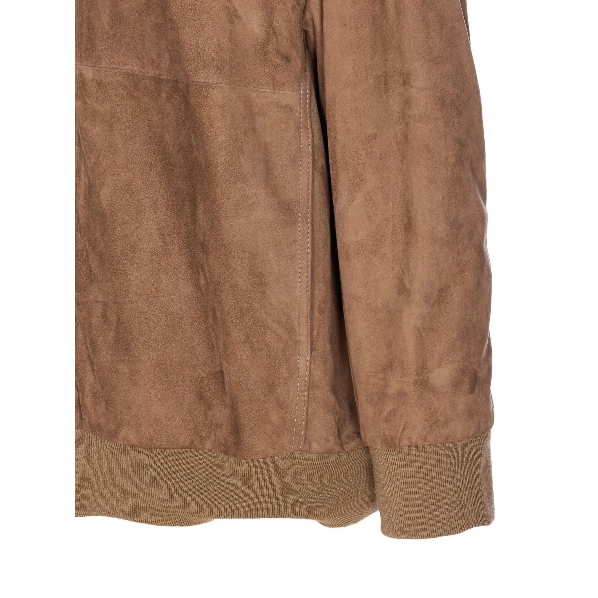 hooded suede zip jacket - Img 4