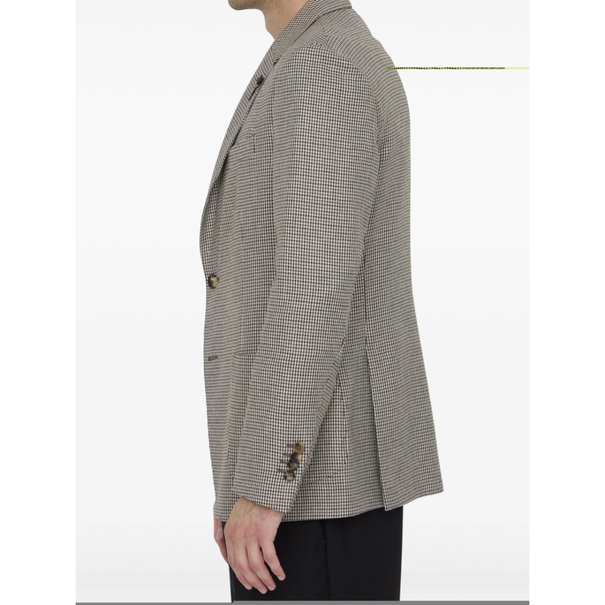houndstooth-pattern blazer - Img 2
