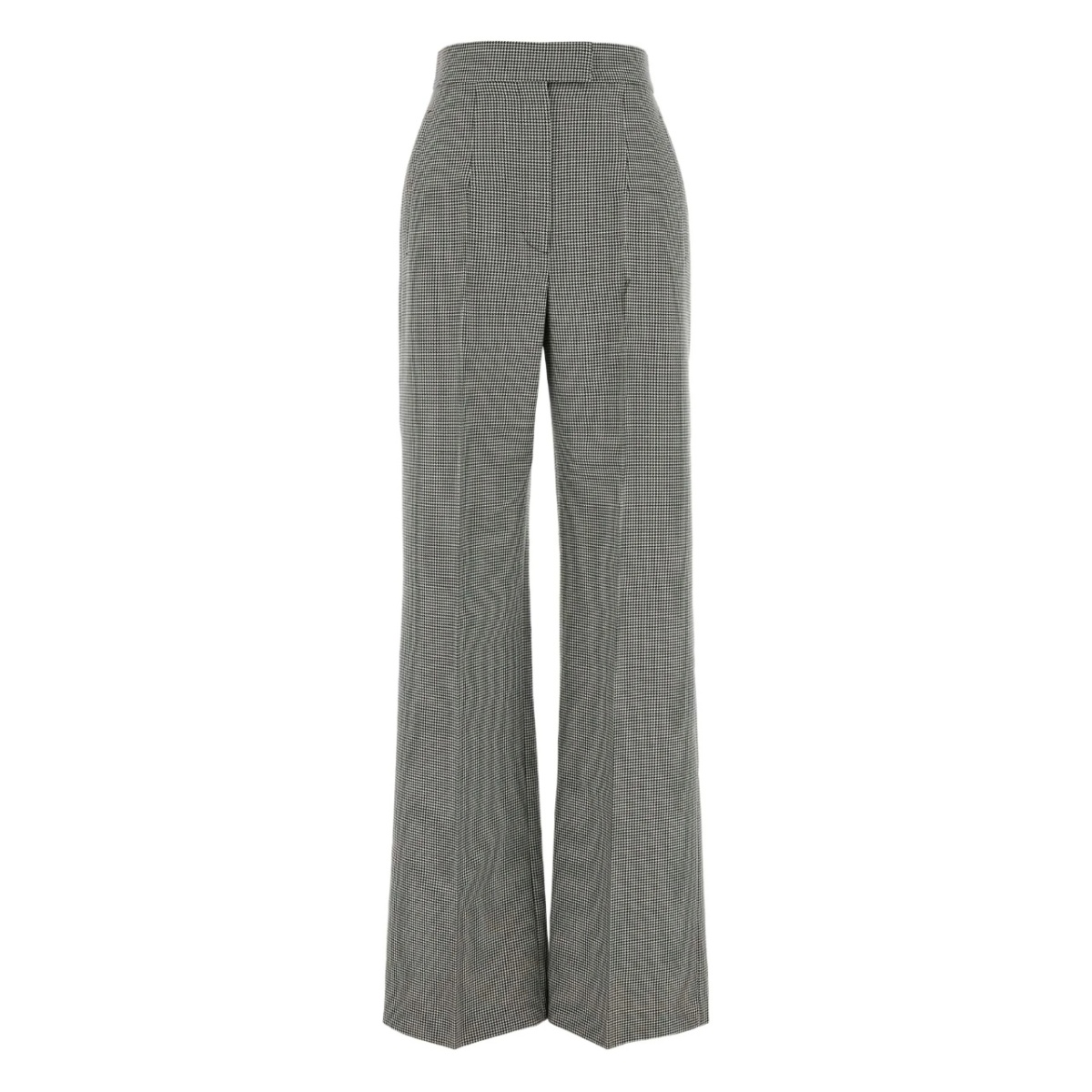 houndstooth wool trousers