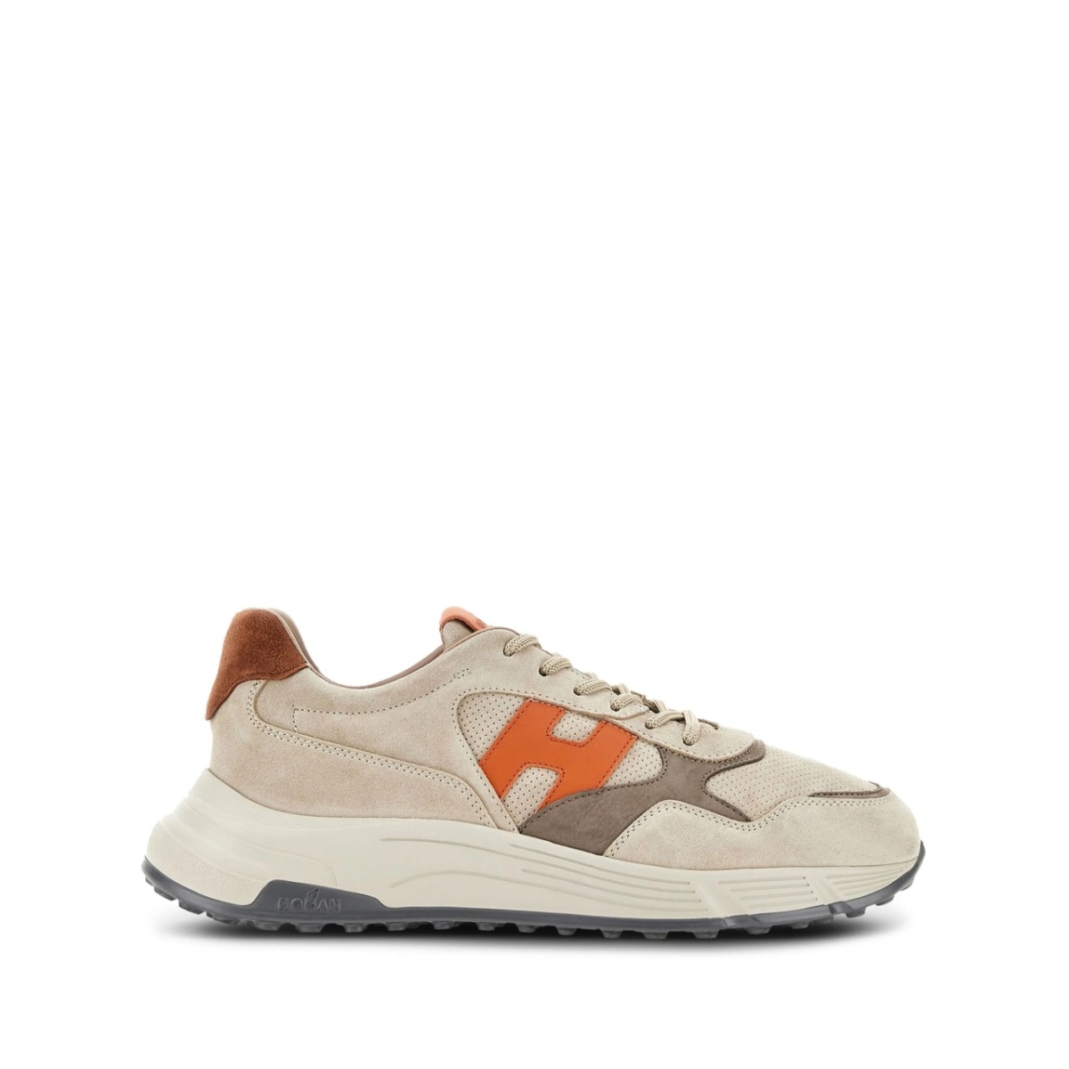 Hyperlight lace-up panelled sneakers