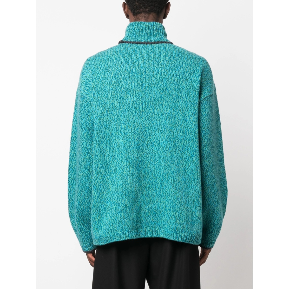 intarsia-knit logo jumper - Img 4