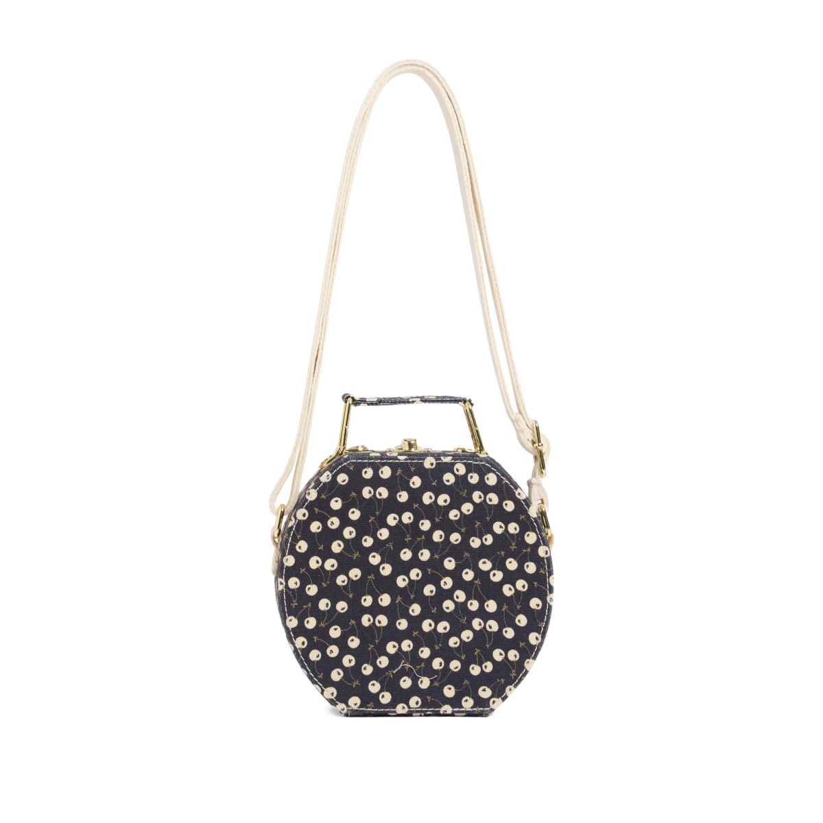 Jadore cherry-print round shoulder bag - Img 2