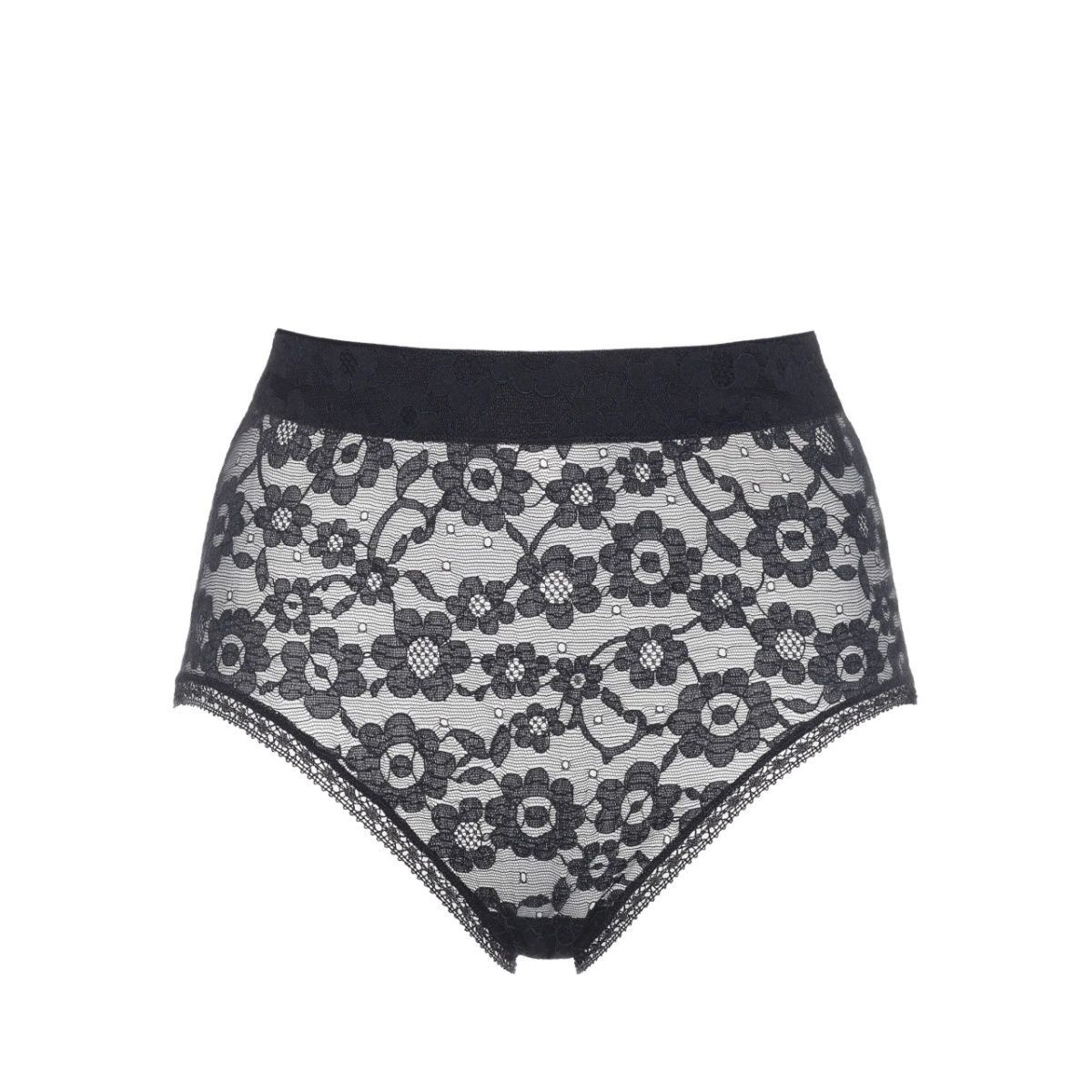 Joyeuse high-waist lace briefs
