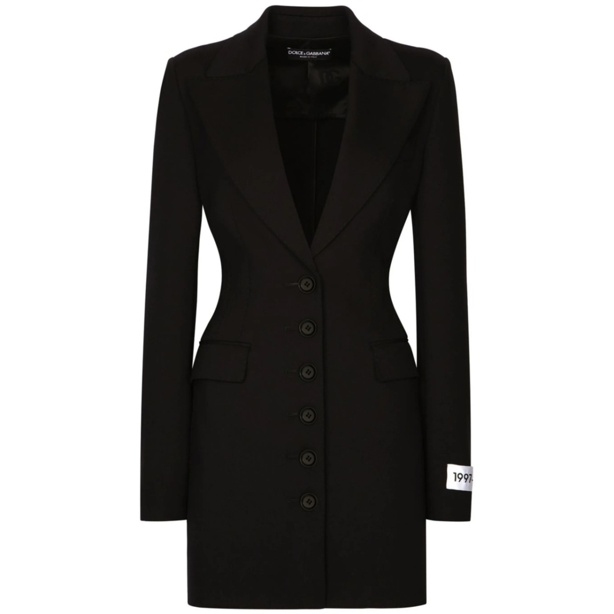 KIM DOLCE&GABBANA fitted peak-lapel blazer