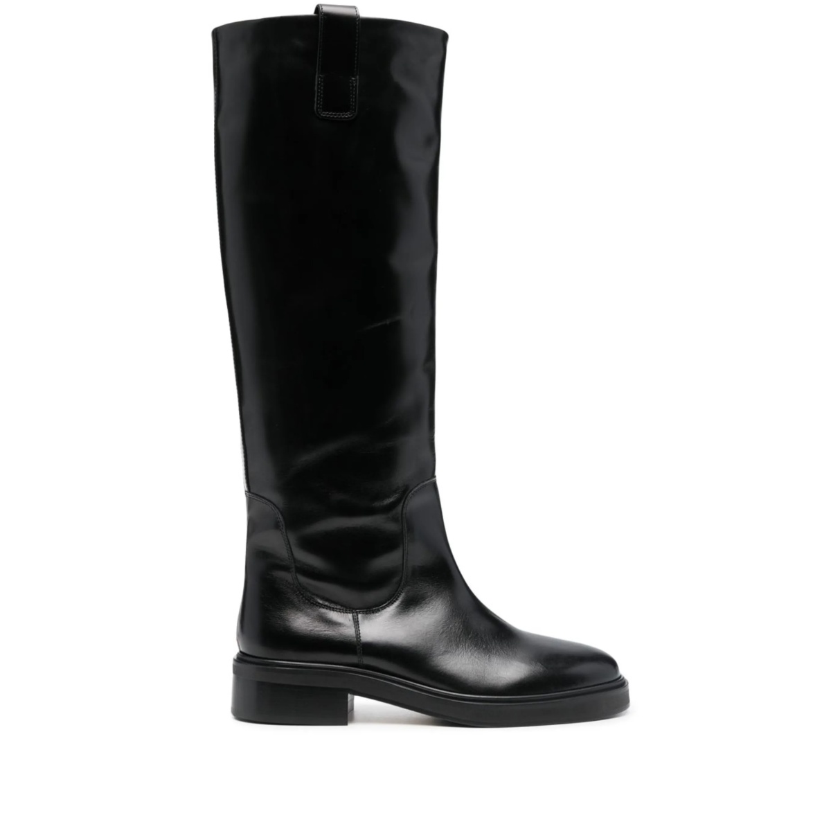 knee-high leather boots