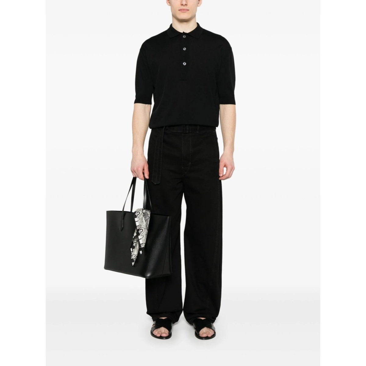 knitted polo shirt - Img 2