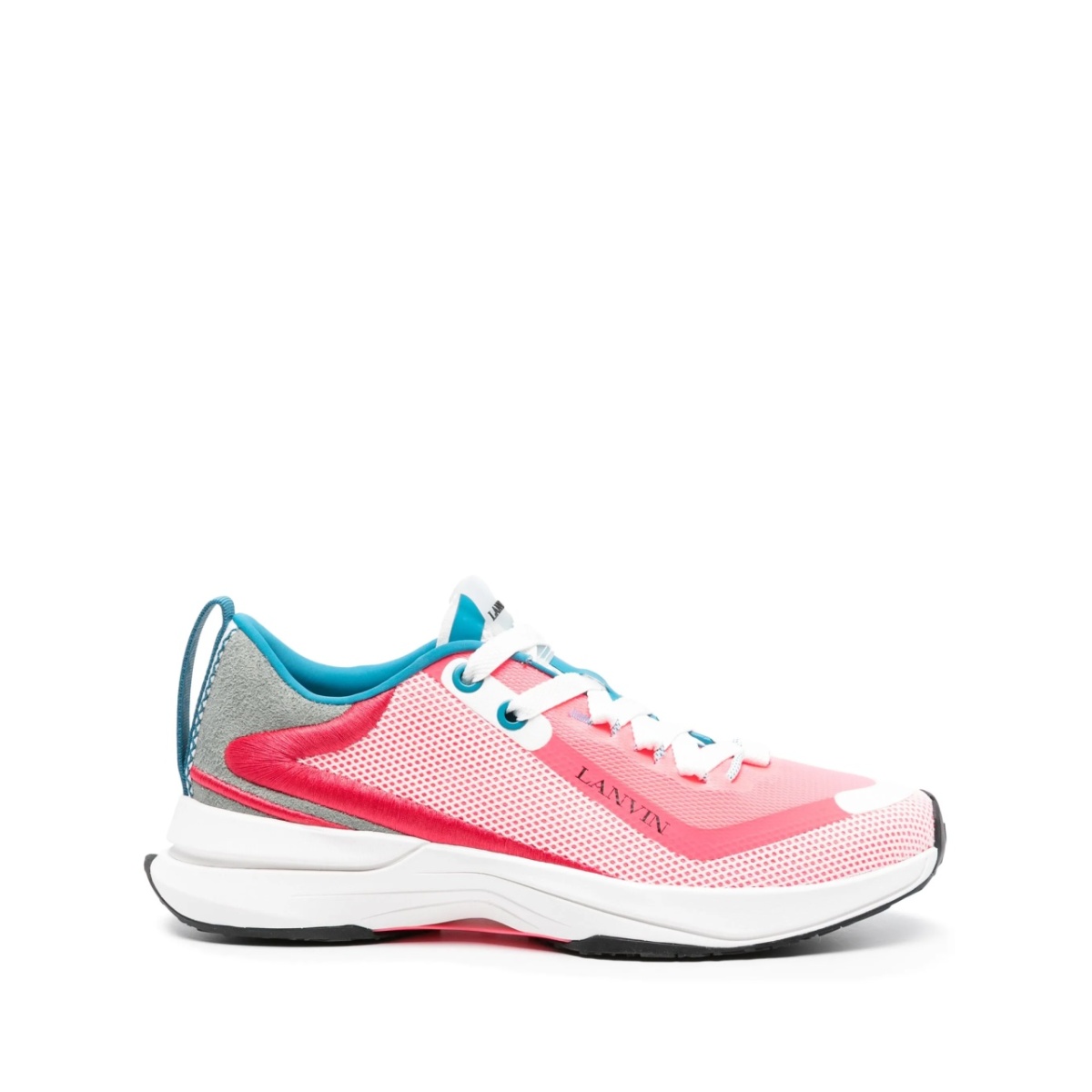 L-i panelled mesh sneakers